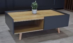TABLE BASSE T2 ROYAL/GRIS