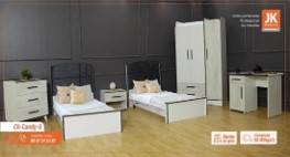 CHAMBRE ENFANT CANDY GRIS