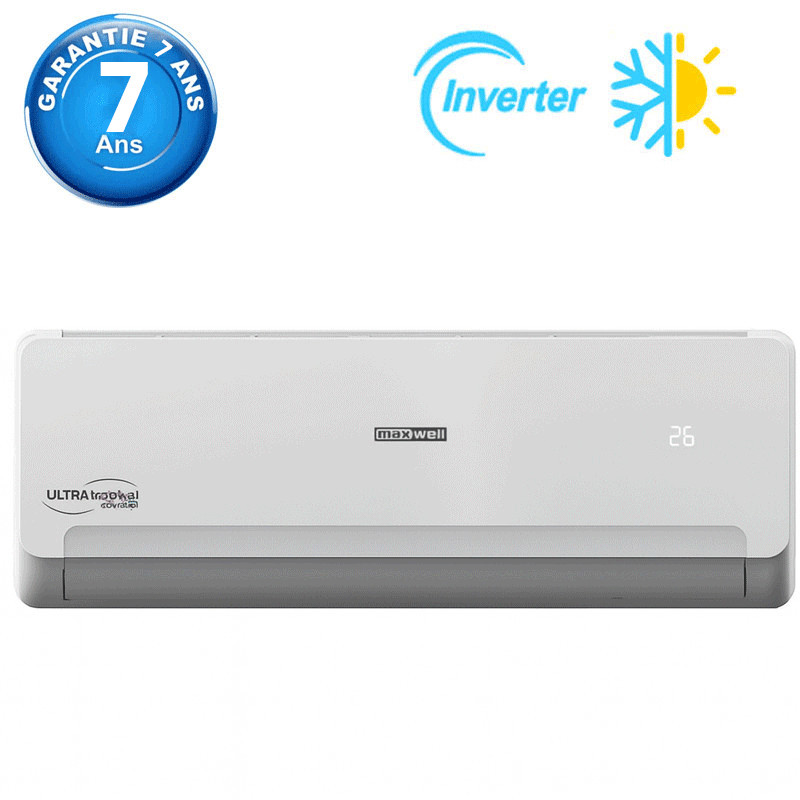 CLIMATISEUR MOBILE MAXWELL 12000 BTU/H/4EN 1 BLANC