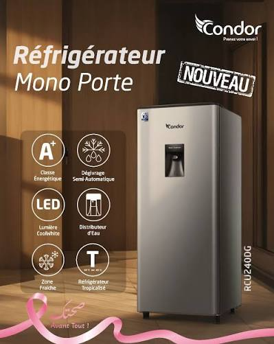 REF CONDOR MONO PORTE DIST _ EAU R600 /NOIR