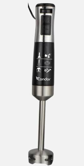MIXEUR A MAIN CONDOR MASTER MIX 600W/INOX-NOIR