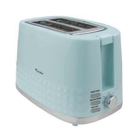 GRILLE-PAIN  CONDOR 850W / BLEU CLAIR