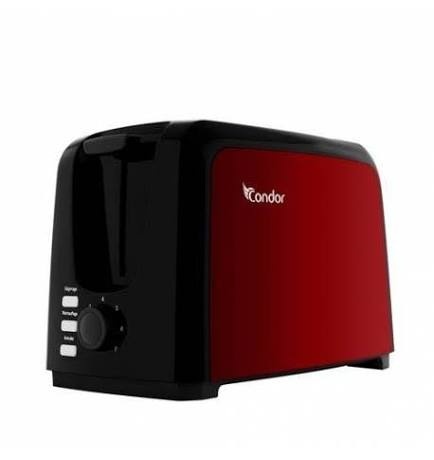 GRILLE-PAIN  CONDOR 02 FENTES  750W ROUGE