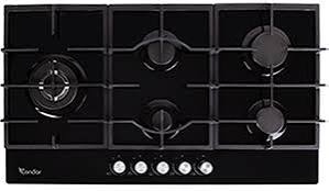 TABLE DE CUISSON CONDOR RUBY 5FX/ BLACK GLASS