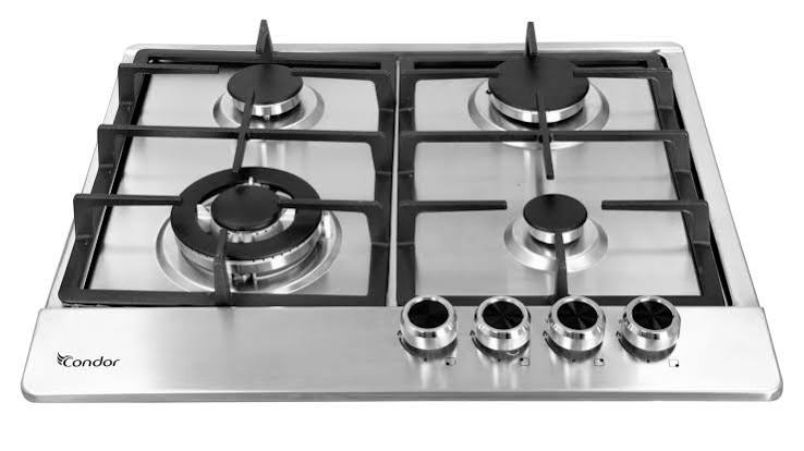 TABLE DE CUISSON CONDOR ENCAS RIGATI 4FX 60CM NOIR