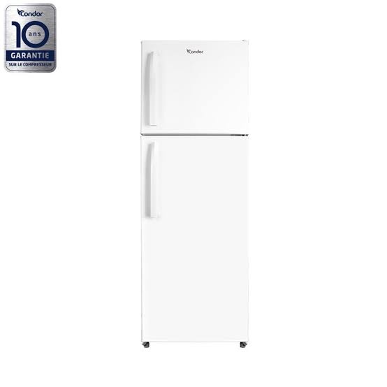 REFREGIRATEUR CONDOR 02 PORTES 360L BLANC