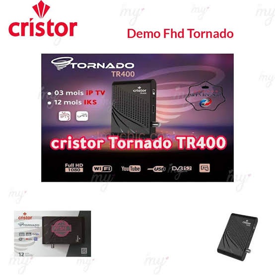 RECEPTEUR SAT FHD CRISTOR " TORNADOTR400".