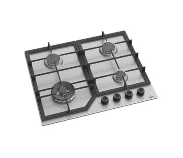 TABLE ENCATRABLE CRISTOR INOX 60CM 4FX FINETTA 4