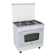 CUISINIERE CRISTOR ROSSA 5FX+VENTILO/ FULL-WHITE