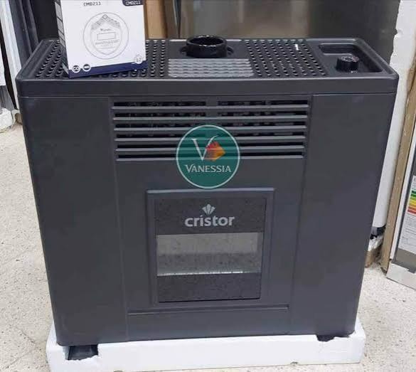RADIATEUR A GAZ CRISTOR 12KW NOIR AVEC DETECTEUR