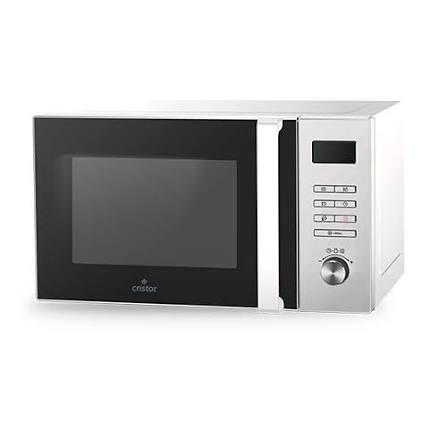 Micro onde CRISTOR 23L Avec grill & afficheur,Blanc