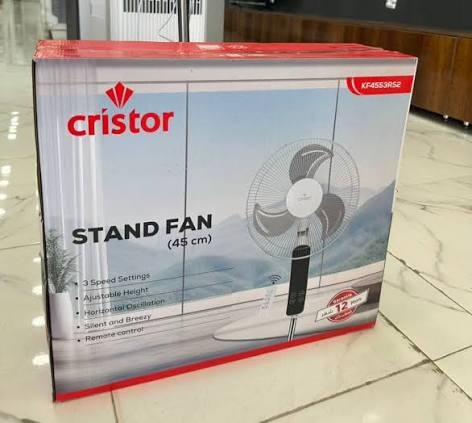 VENTILATEUR CRISTOR MURAL 18"/3LAMES/3VITS/TC