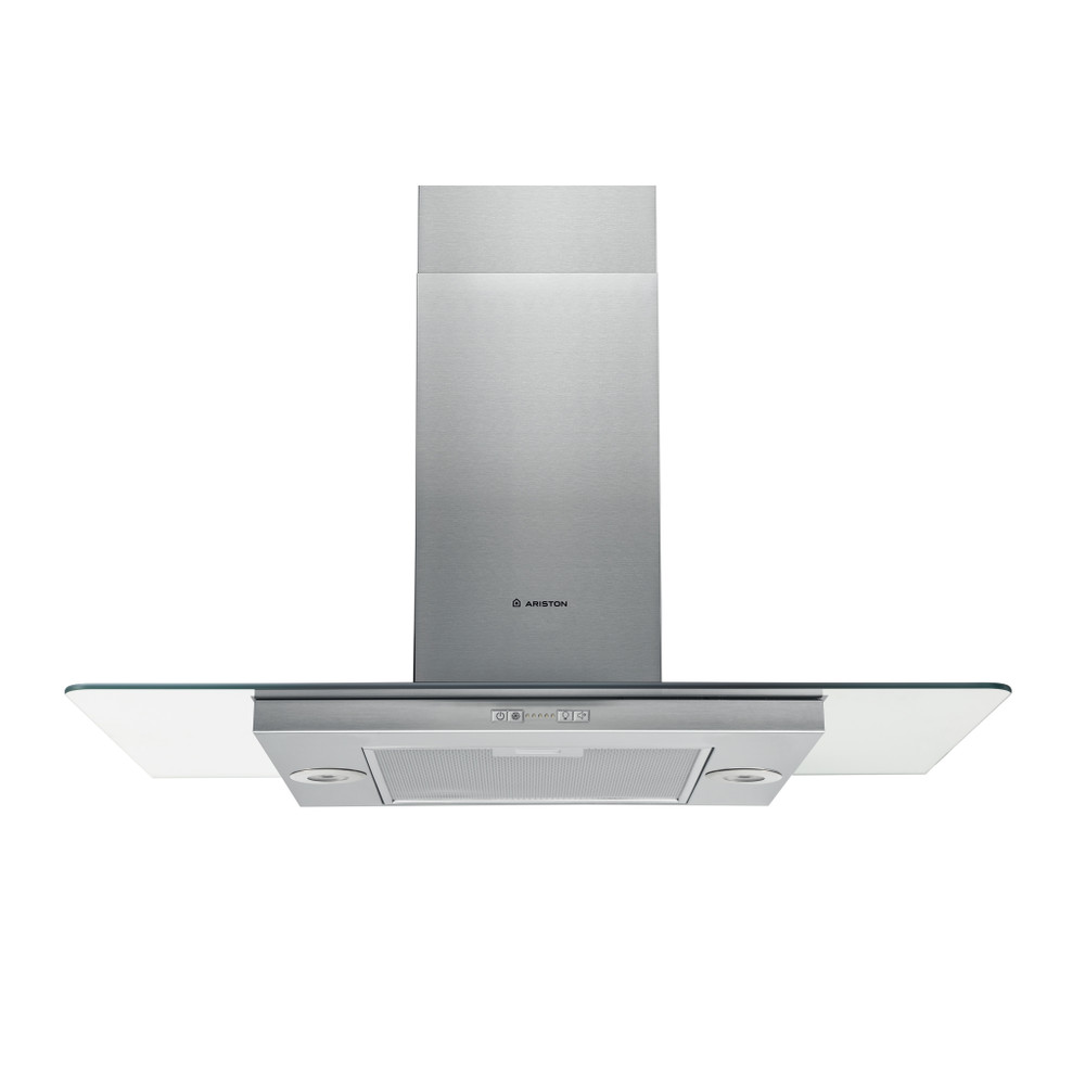 ARISTON HOTTE CENTRALE 90CM CHEMINEE DECORATIVE INOX AIF97FABX